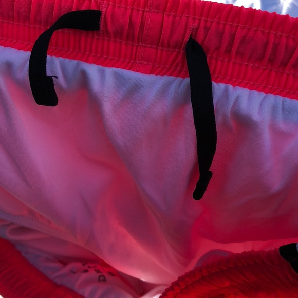 Neon Coral Color Dri Fit Nike Shorts - Picture 4 of 5